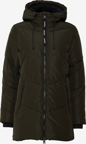 Oxmo Winter Coat 'Junchen' in Green: front