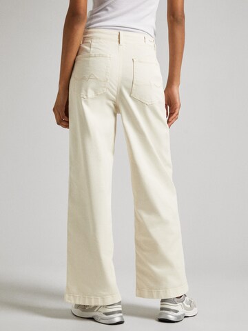 Pepe Jeans Wide Leg Jeans 'Tania' in Weiß