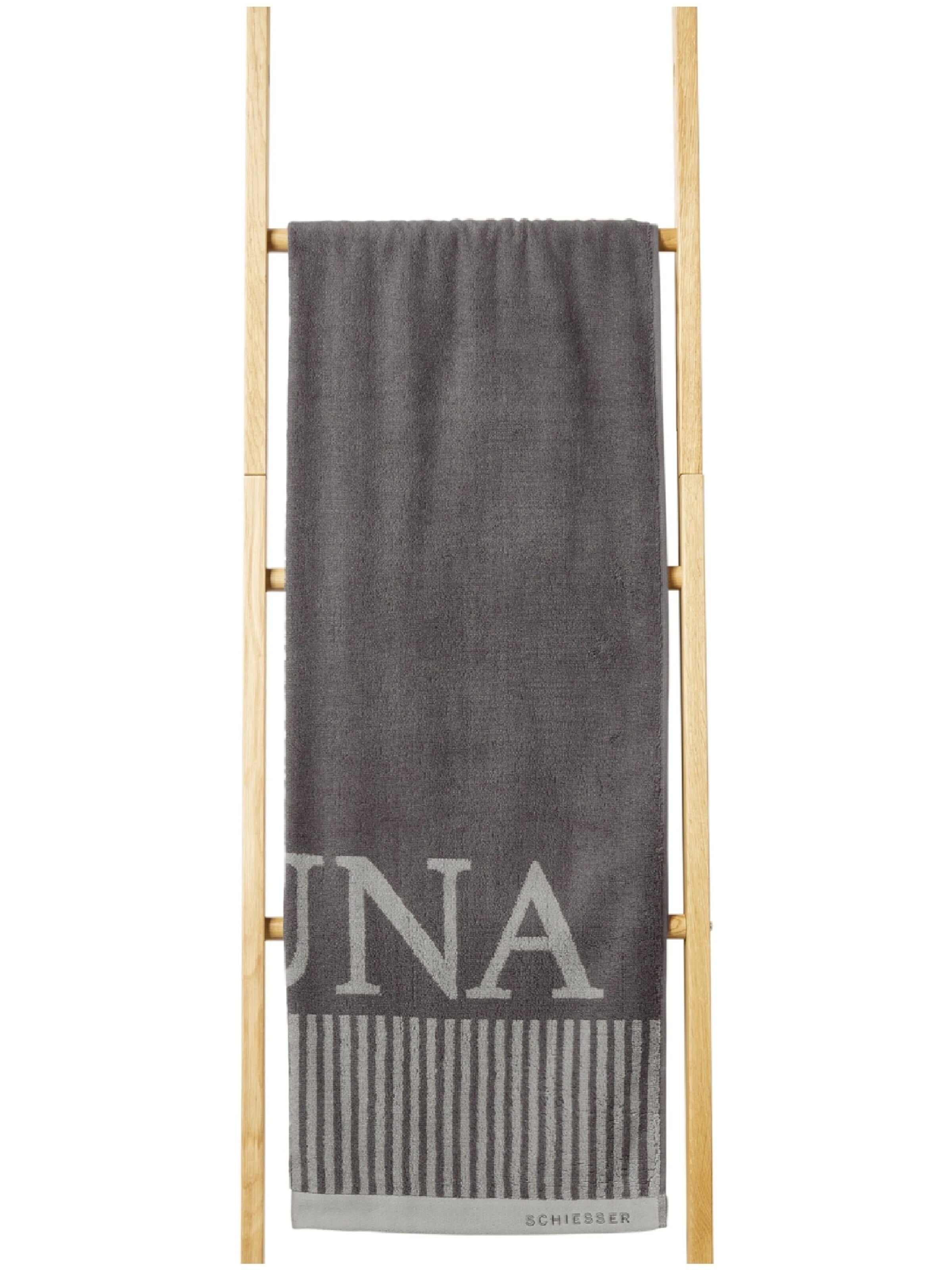 SCHIESSER Towel 'Rom' in Grey