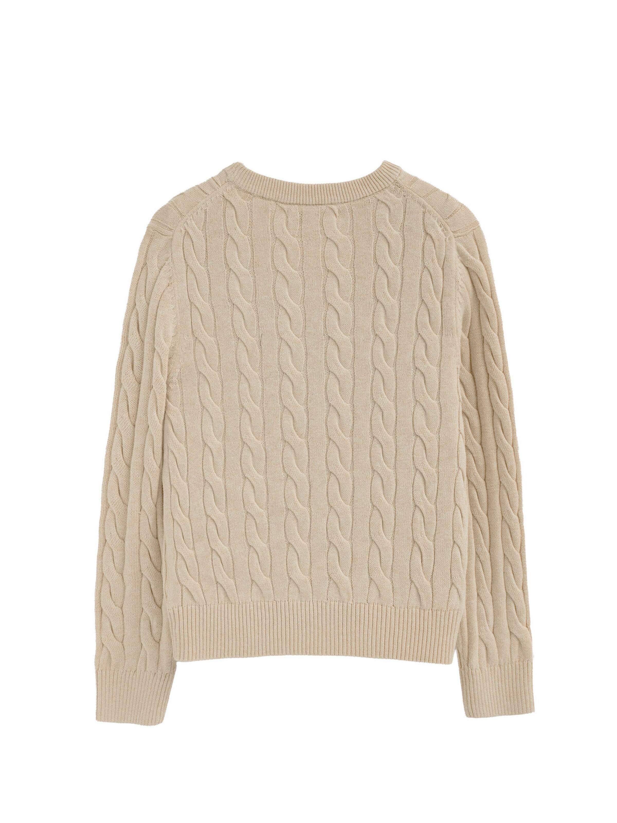 Polo Club Pullover ' RIGBY' in Beige