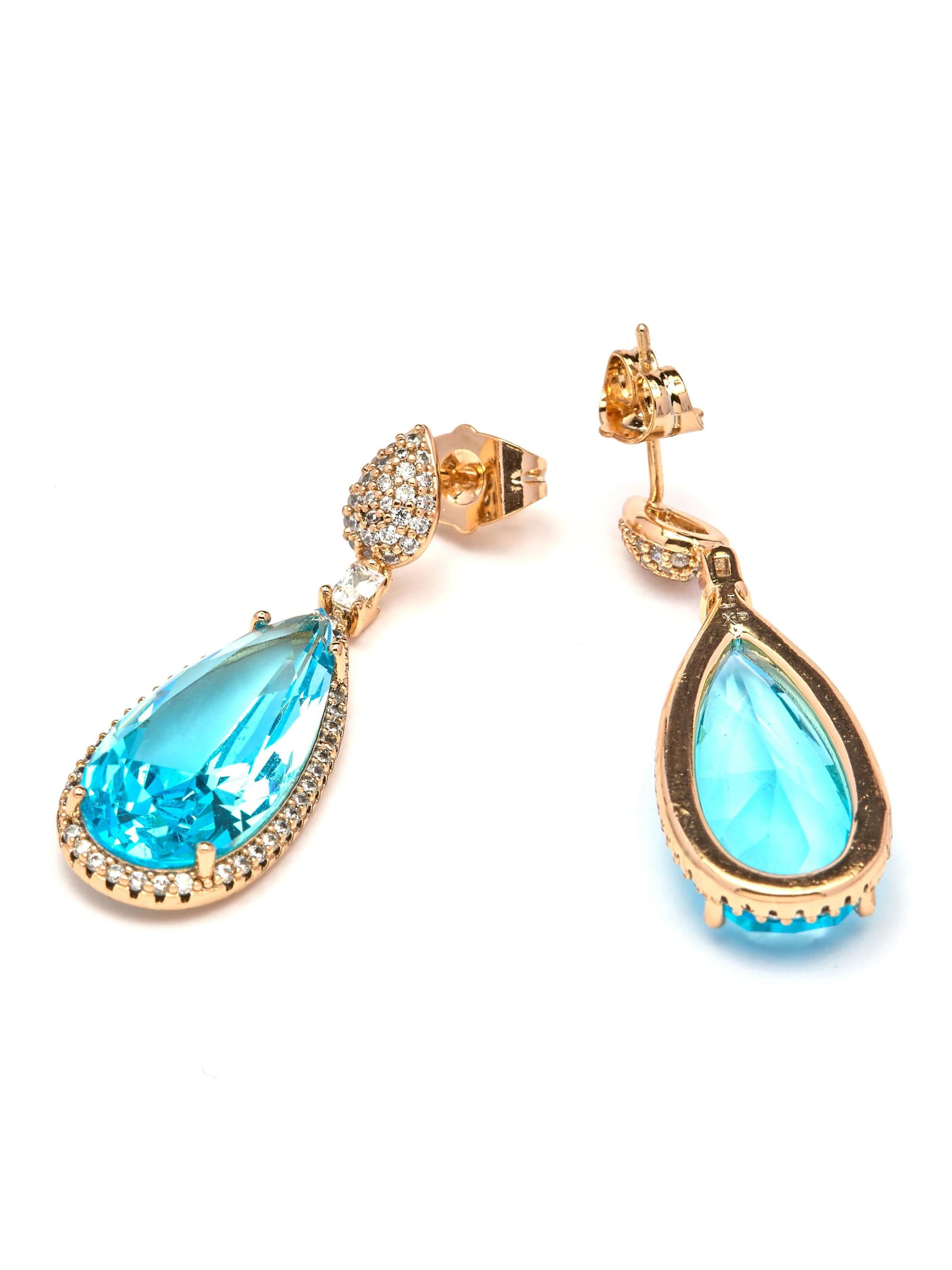 Luxenter - Pendientes 'Miely' en azul