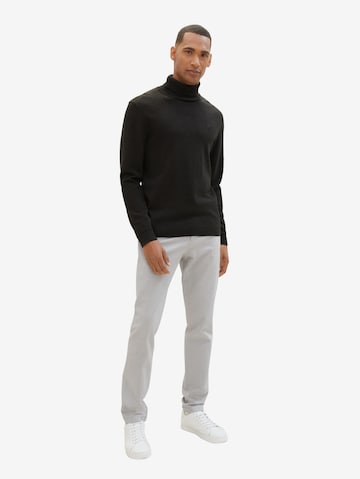 TOM TAILOR Slimfit Chino in Grijs