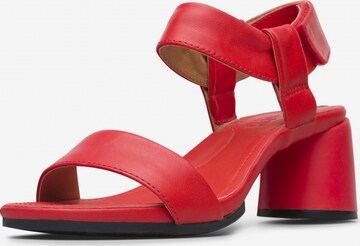 CAMPER Strap Sandals ' Upright ' in Red: front