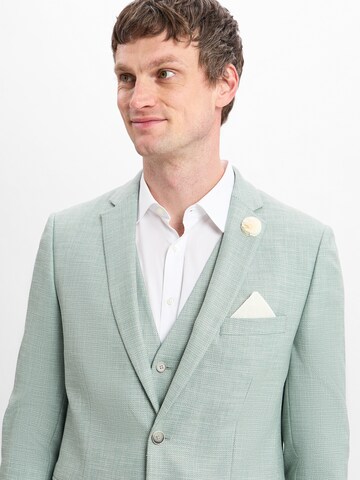Finshley & Harding Regular fit Business-colbert ' Steven ' in Groen