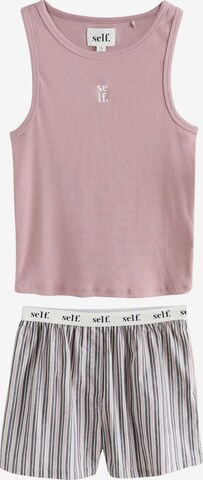 Shorty self. en rose : devant