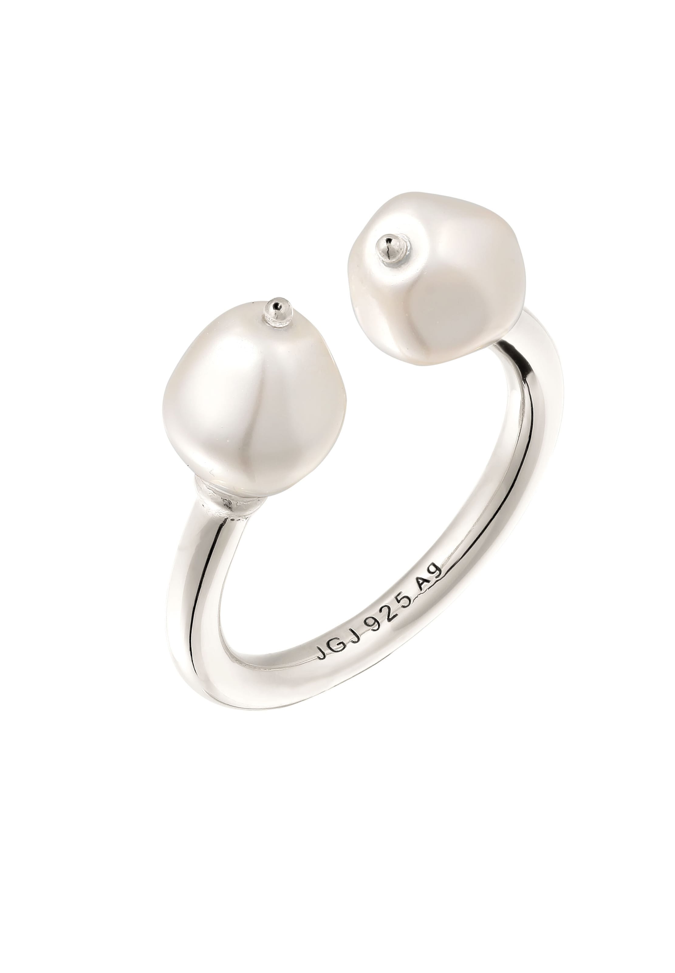 ELLI PREMIUM Ring in Silber: Vorderseite
