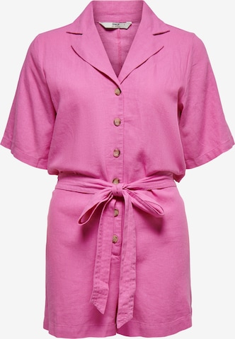 ONLY Jumpsuit in Pink: predná strana