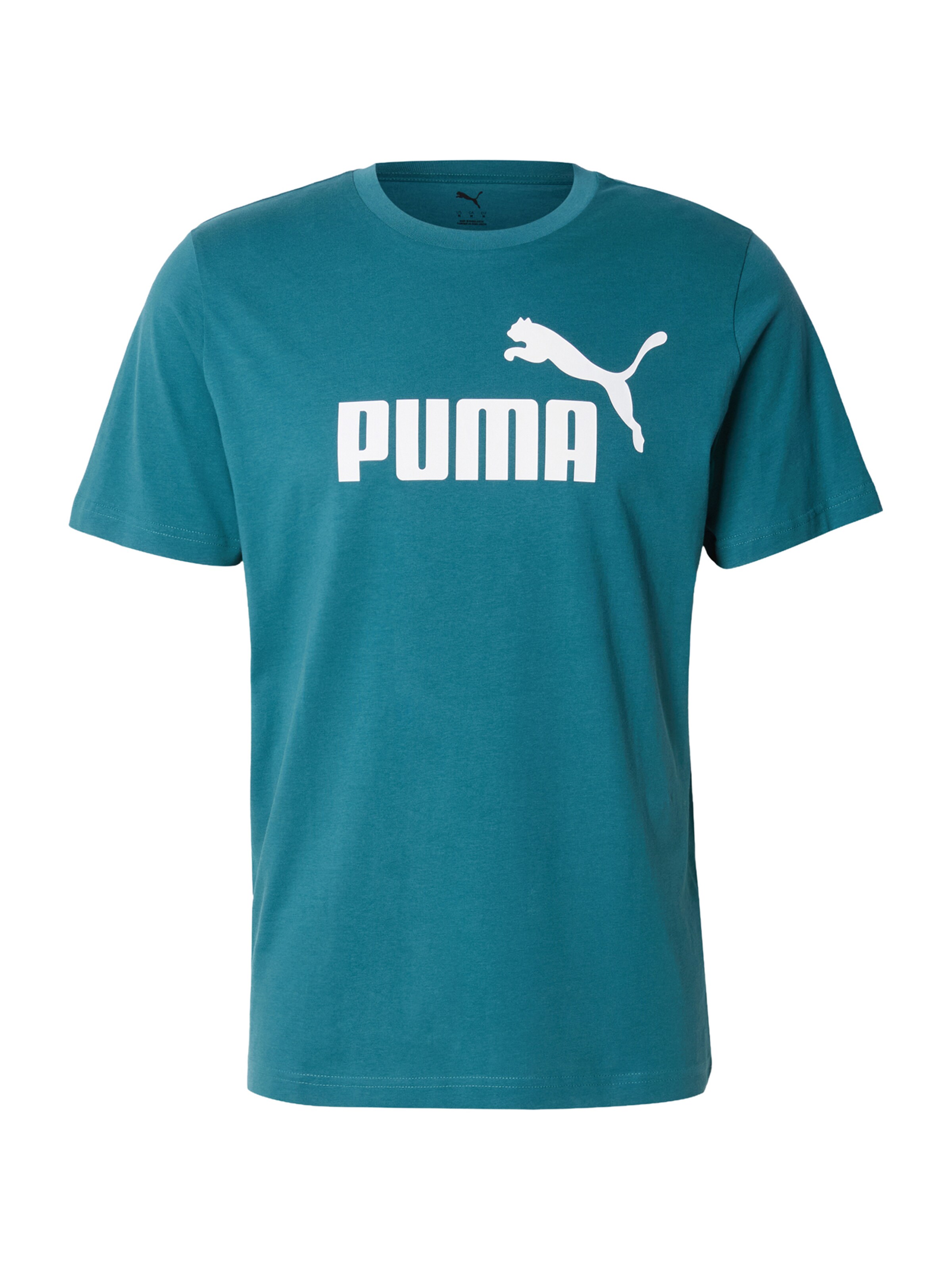 PUMA Funkčné tričko 'Ess No. 1' - Zelená: predná strana