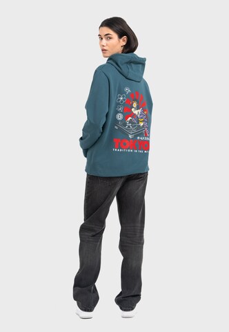 Oldskull Sweater 'Asian Neon Djane' in Blue