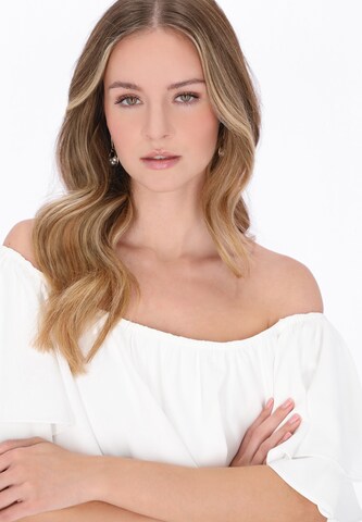 DreiMaster Klassik - Blusa en blanco