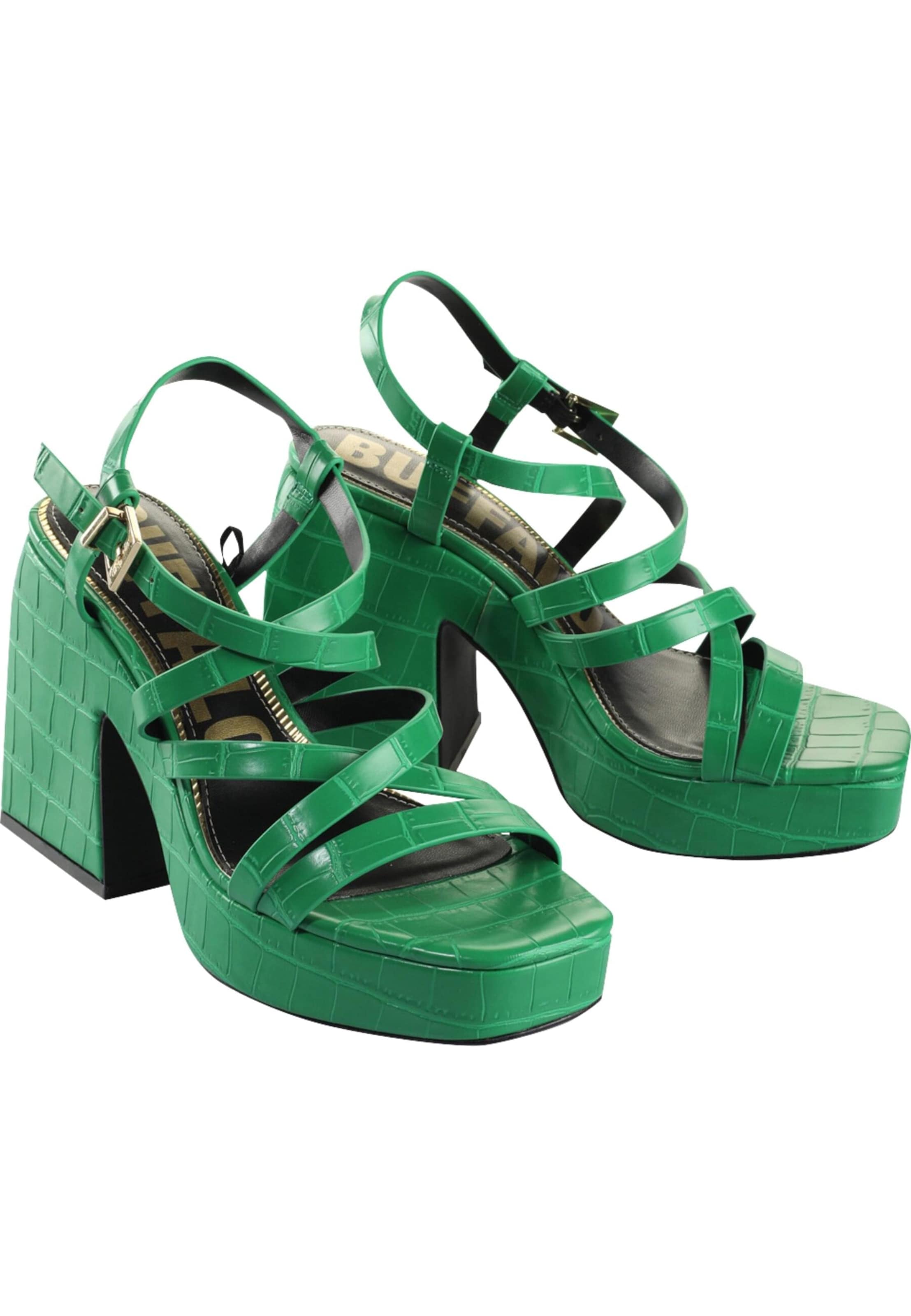 BUFFALO Strap sandal 'Sydney' in Green