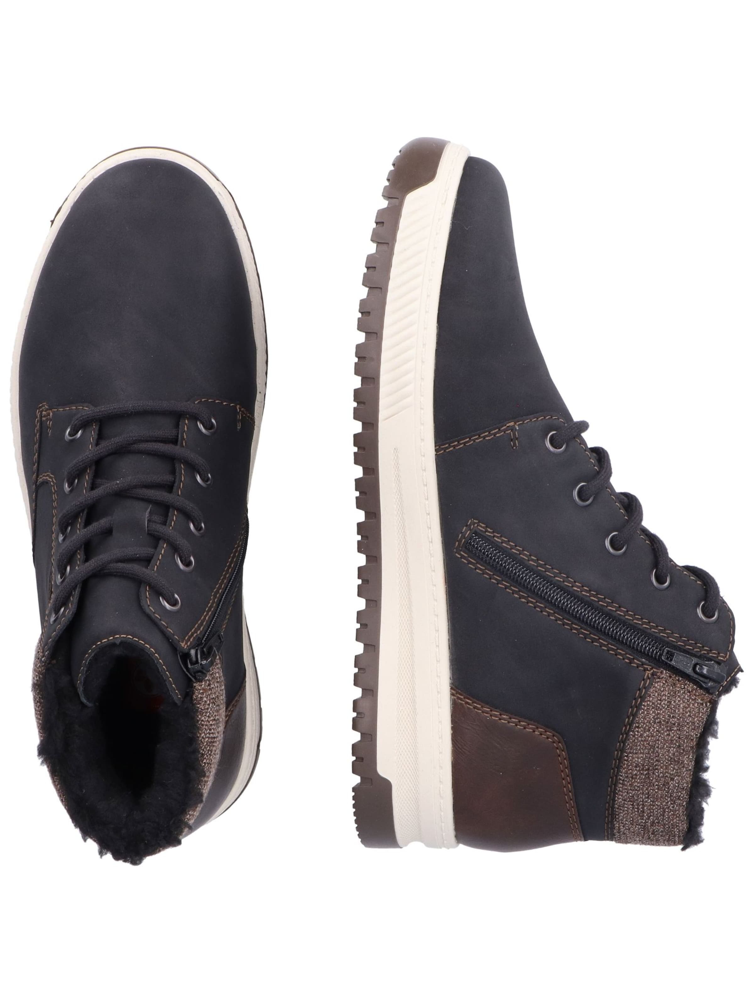 Rieker Nöörsaapad '38542', värv must