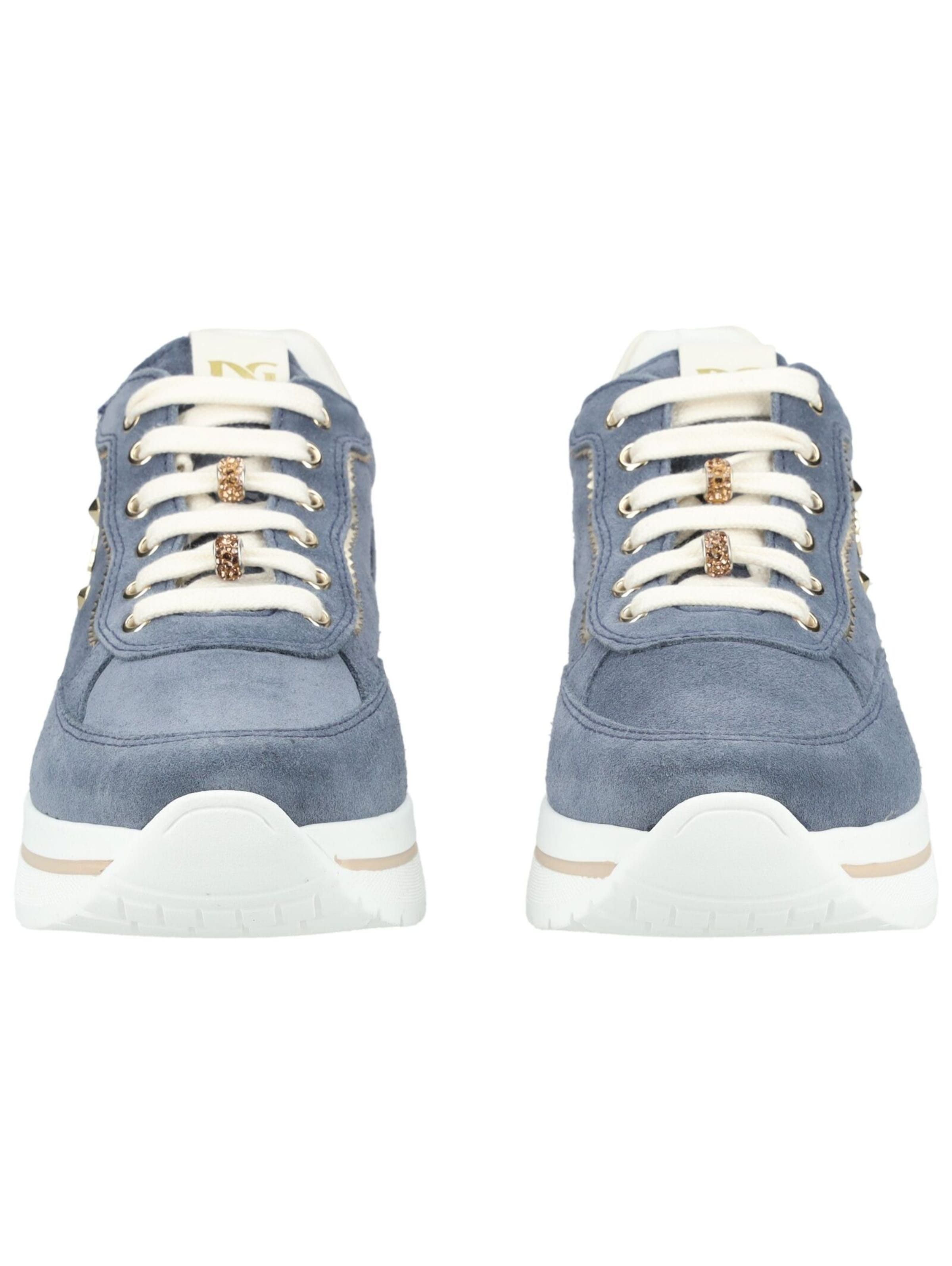 Baskets basses Nero Giardini en bleu