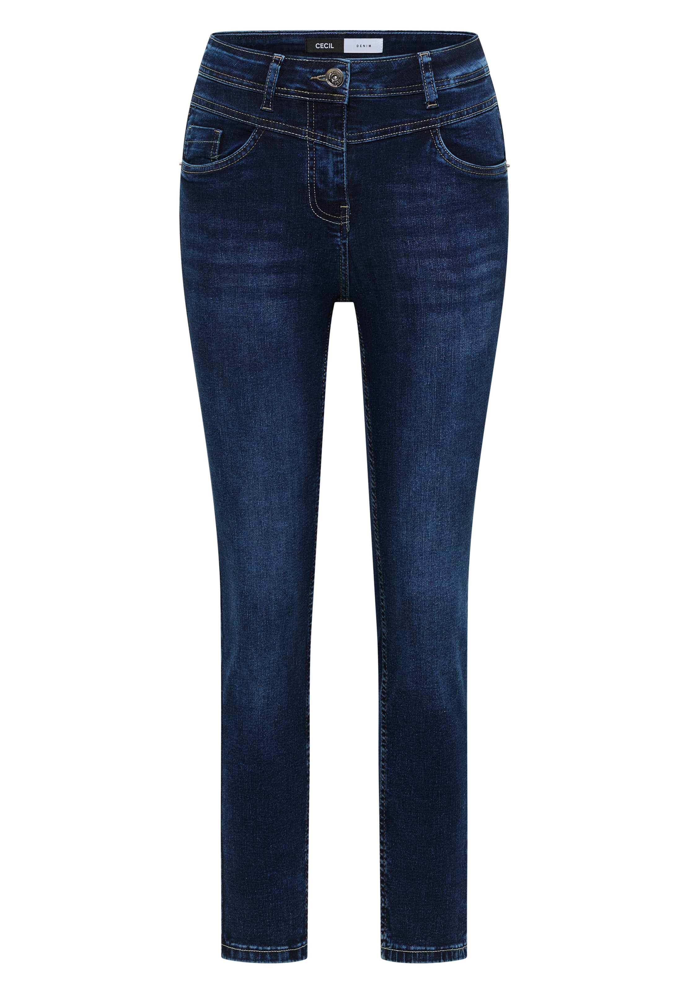 Slimfit Jeans 'Toronto' di CECIL in blu: frontale