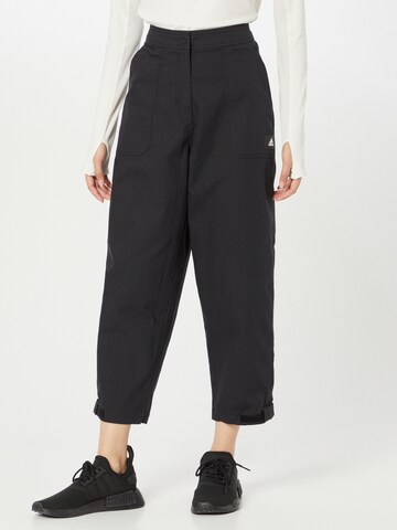 ADIDAS SPORTSWEAR Loose fit Workout Pants 'Wip' in Black: front