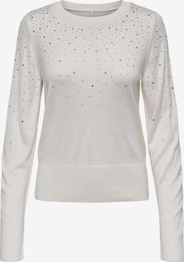 ONLY Pullover 'SOLITA' in silber / weiß, Produktansicht