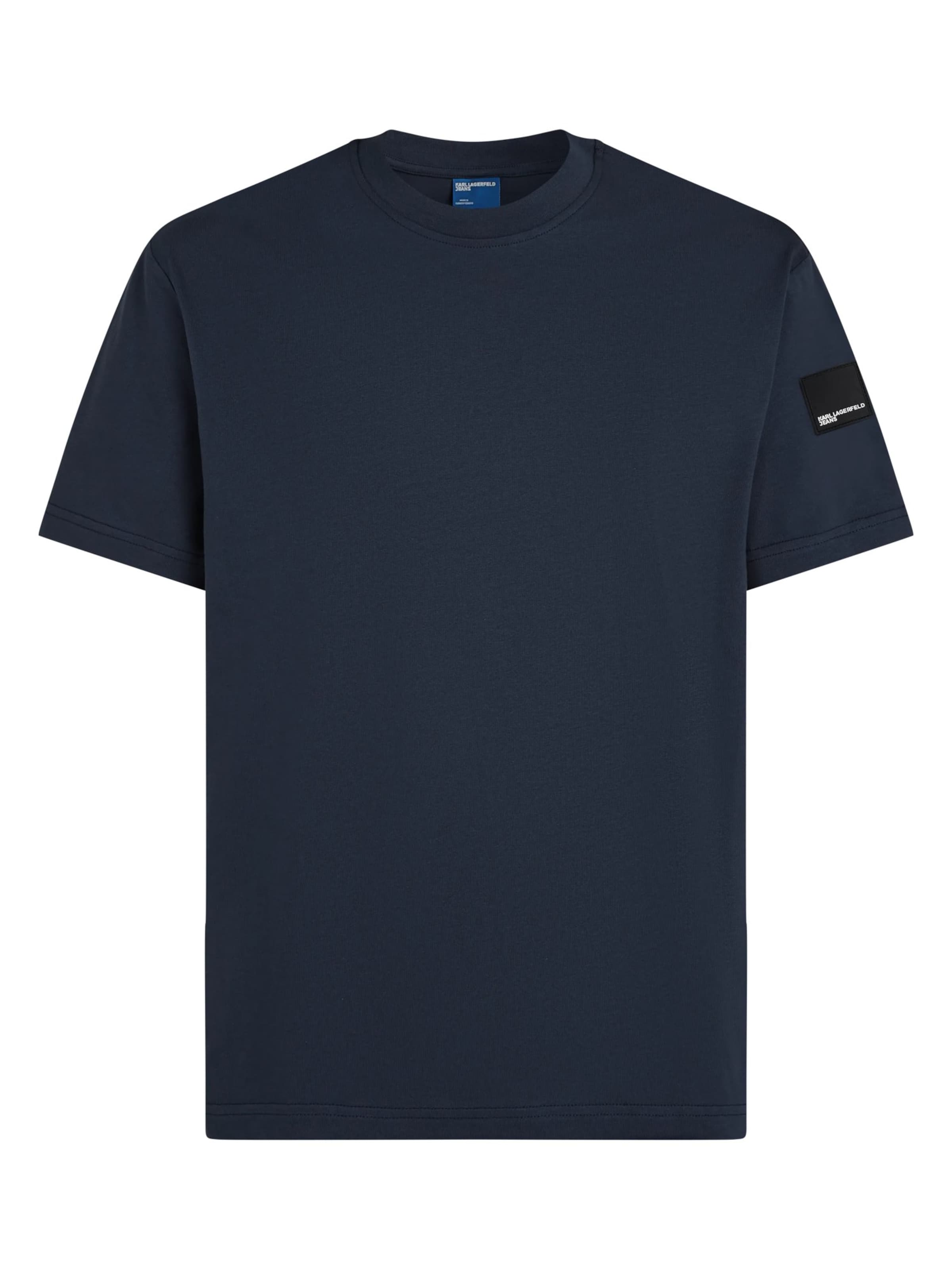 T-Shirt KARL LAGERFELD JEANS en bleu : devant