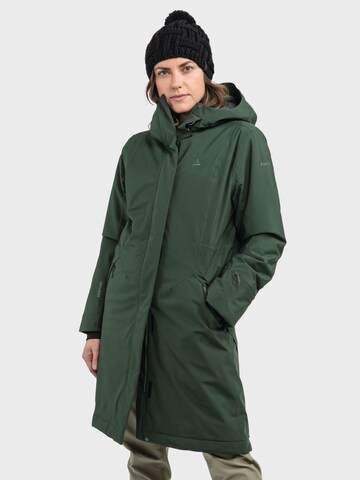 Manteau outdoor 'Urban Ins' Schöffel en vert : devant
