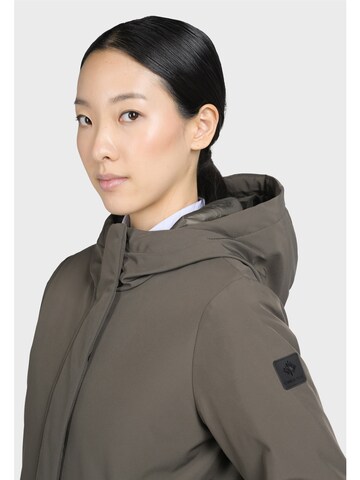 Giacca invernale ' SOFT ZIP ' di Canadian Classics in verde: frontale