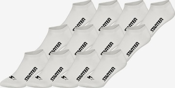 Chaussettes Starter en blanc : devant