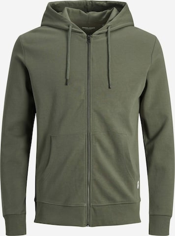 Veste de survêtement JACK & JONES en vert : devant