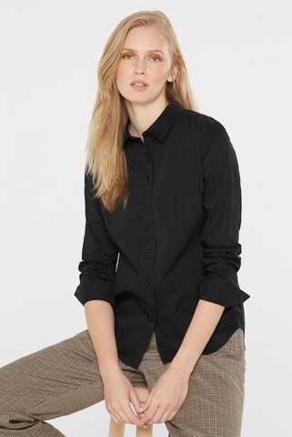 SENSES.THE LABEL Blouse in Black: front