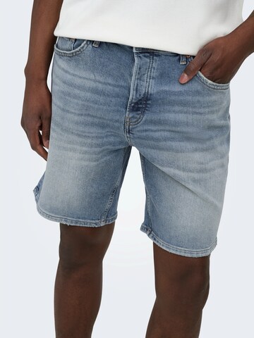 regular Jeans 'ONSEdge' di Only & Sons in blu