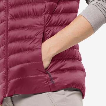 JACK WOLFSKIN Sports Vest 'Pack And Go' in Red