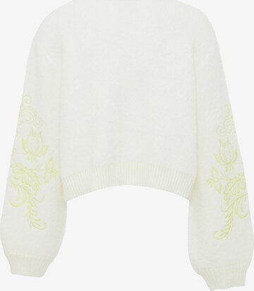 Pull-over Poomi en blanc