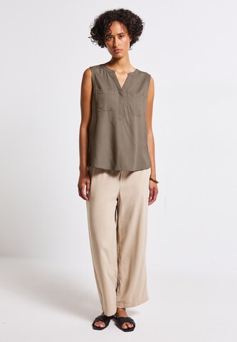 STREET ONE Bluse in Braun