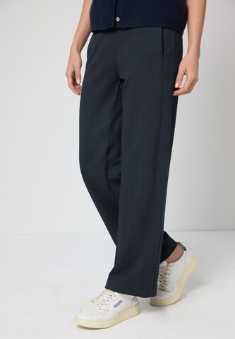 STREET ONE Wide Leg Hose in Blau: Vorderseite