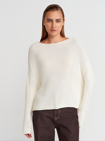 Dilvin - Pullover 'Pullover' em bege: frente