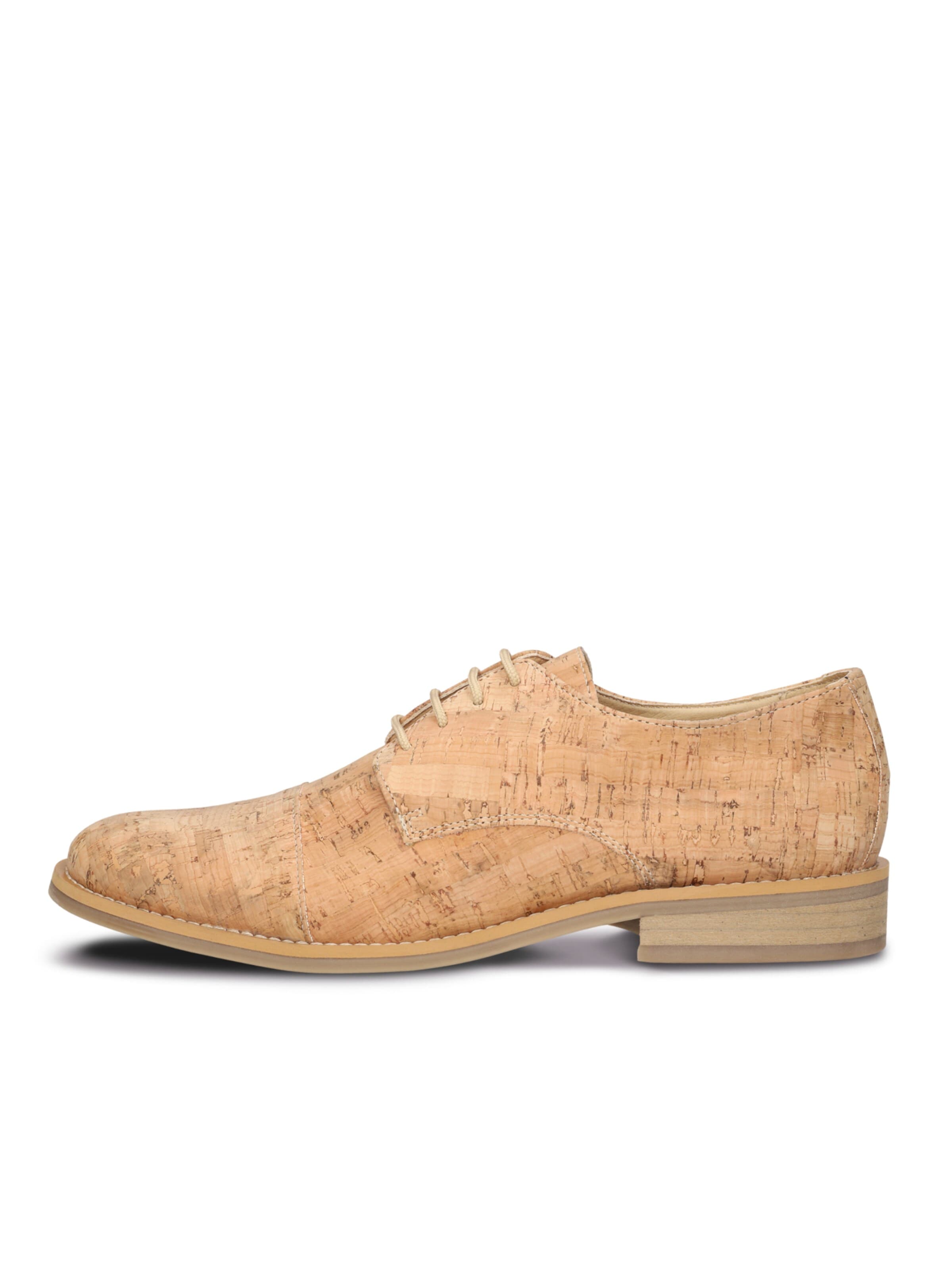 nae Vegan Shoes Buty sznurowane w kolorze brązowy: przód
