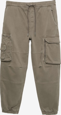 Pull&Bear Карго панталон в зелено: отпред