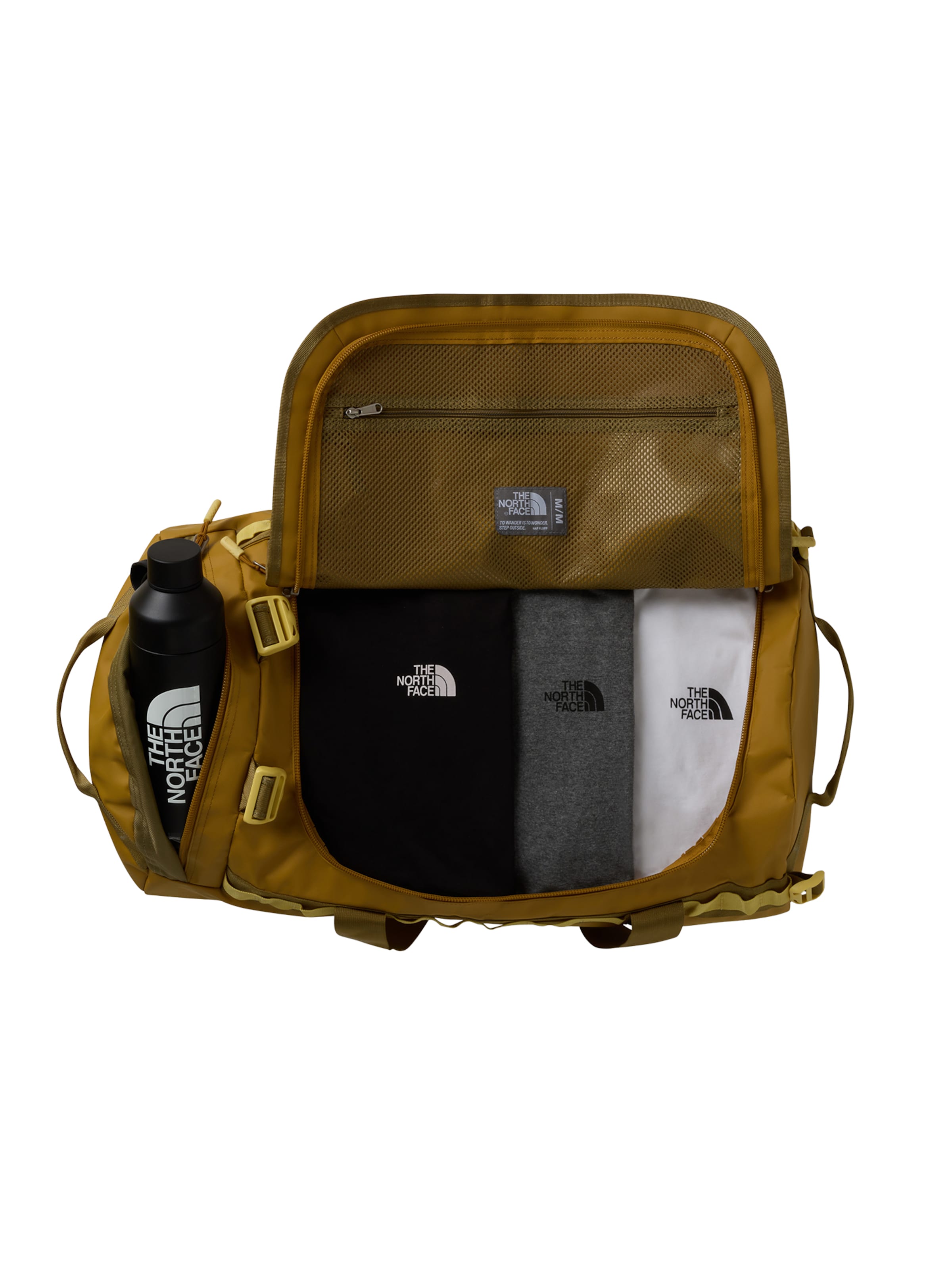 THE NORTH FACE Weekendväska 'Base Camp' i gul