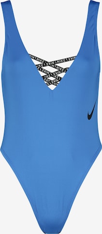 Nike Swim Swimsuit 'SNEAKERKINI' in Blue: front
