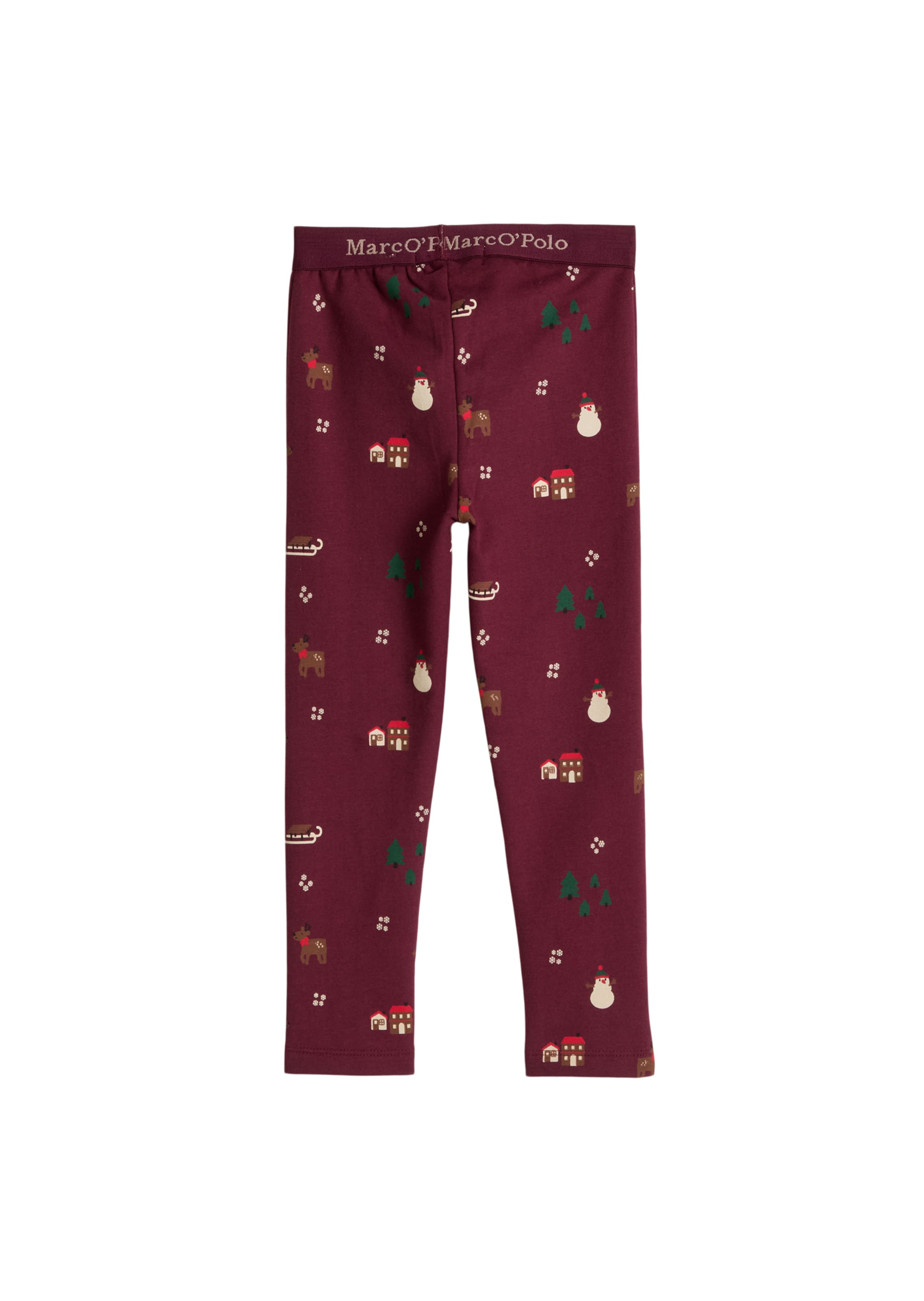 Marc O'Polo Skinny Leggings in Rood: terug