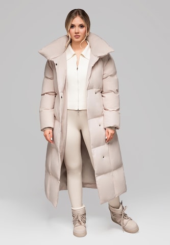 Ombre Winterjas 'JALJ-0104' in Beige