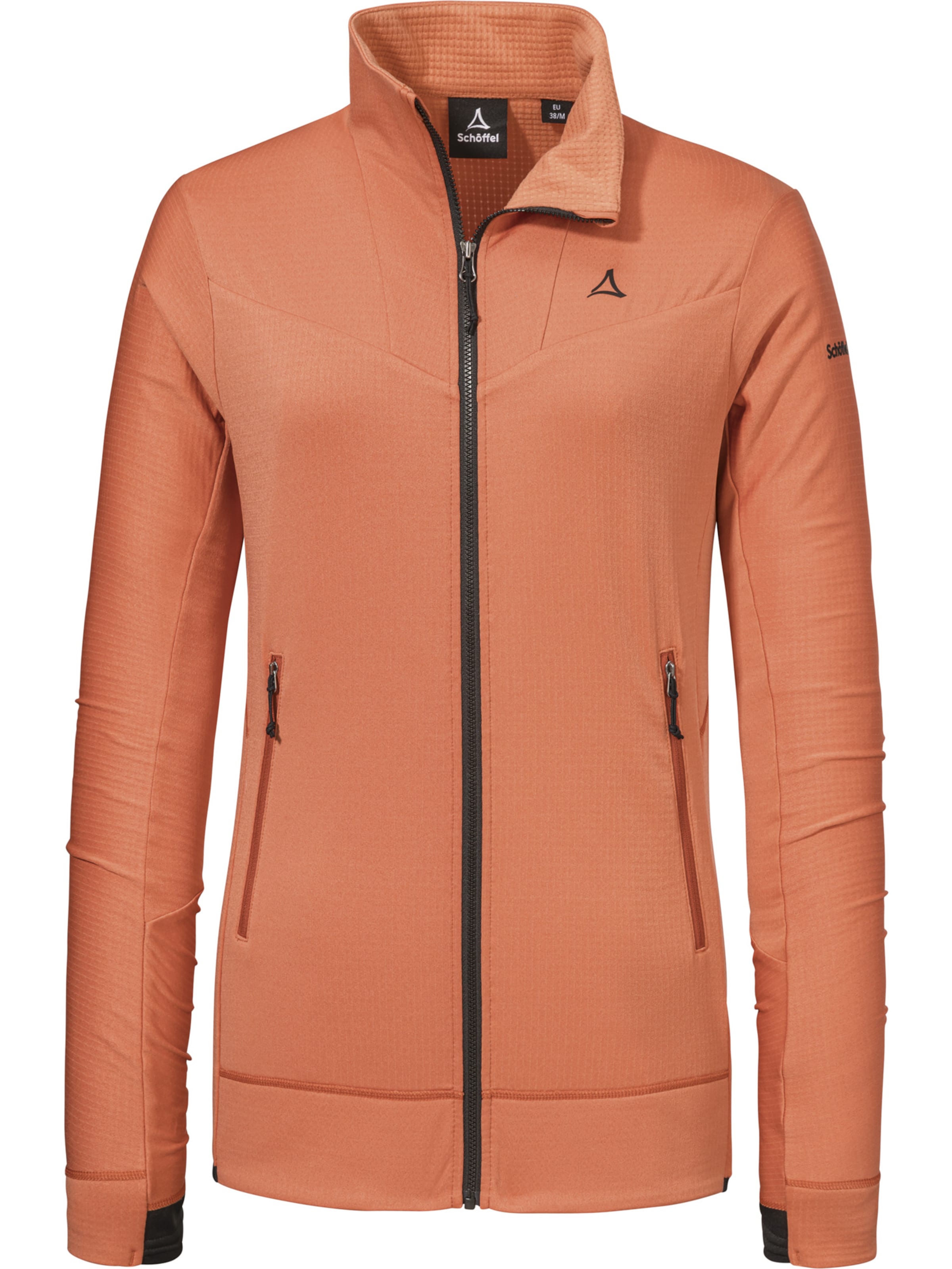 Schöffel Funktionsfleecejacke 'Blaueis' in Orange: Vorderseite