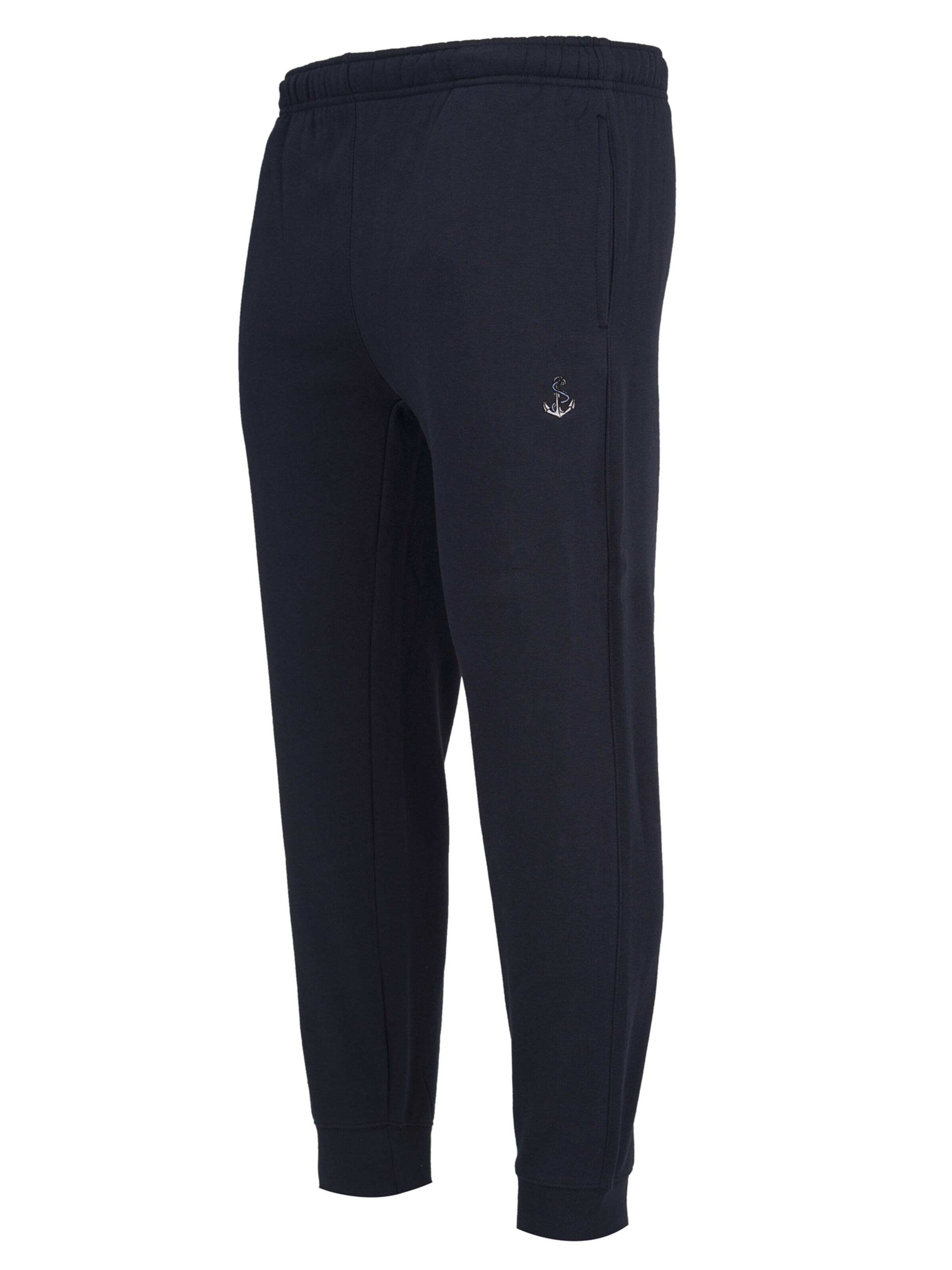 Mikon Tapered Broek 'Anker' in Blauw