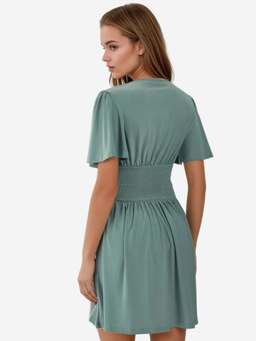 Hiccup Dress in Green