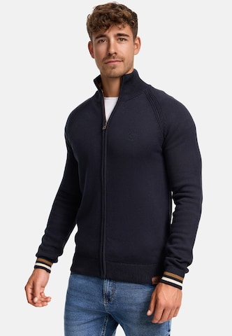 INDICODE JEANS Knit cardigan 'Arutemia' in Blue