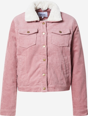 ABOUT YOU Between-Season Jacket 'Charlotta' in Pink: front