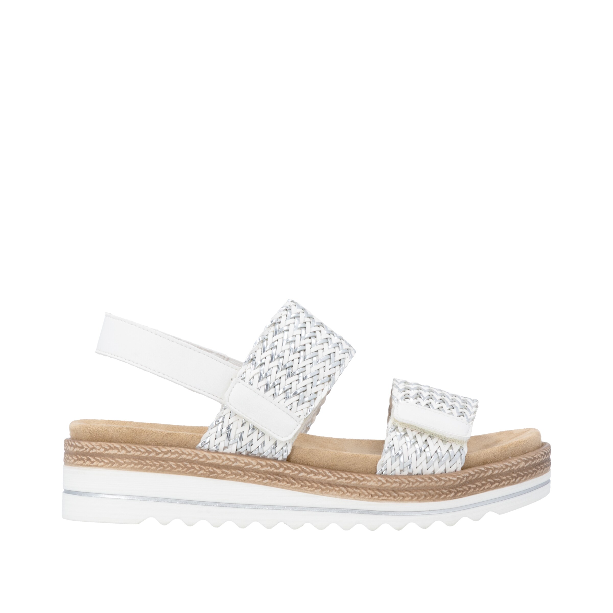 REMONTE Strap Sandals ' D0Q63 ' in Silver