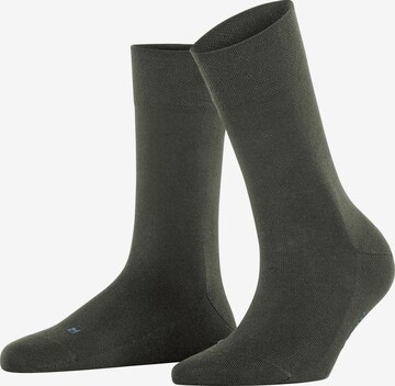FALKE Socken 'Sensitive New York' in Grün: Vorderseite