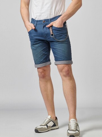 KOROSHI Slimfit Shorts in Blau