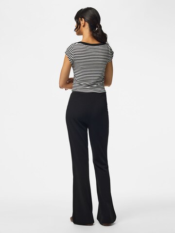 PIECES Flared Leggings 'BILLIE ' in Zwart