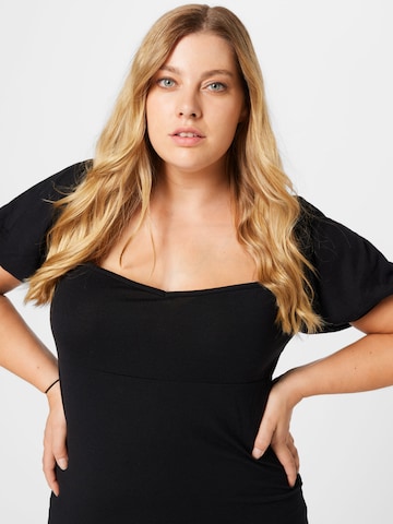 Missguided Plus Dress in Black