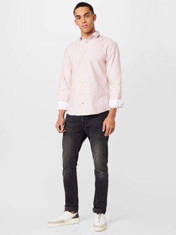 COLOURS & SONS Regular fit Overhemd 'Oxford' in Oranje