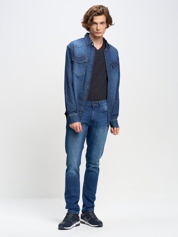 Tapered Jeans 'Terry' di BIG STAR in blu